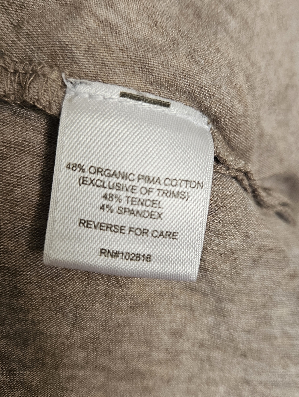 Garnet Hill Organic Cotton Blend Blouse XS - Picture 7 of 8